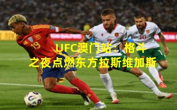  UFC澳门站：格斗之夜点燃东方拉斯维加斯